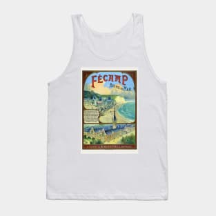 Fécamp Bains de Mer France Vintage Poster 1912 Tank Top